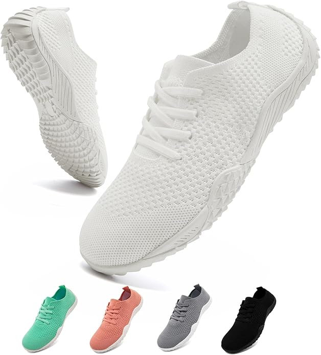 WCIDFY Barefoot Shoes Women Zero Drop Gym Walking Shoes Non Slip Minimalist Tennis Lightweight Breathable Yoga Sneakers