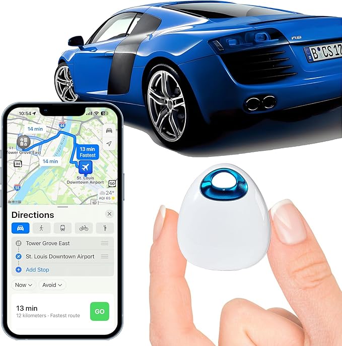 Mini GPS Tracker for Vehicles,Tracker Device for Vehicles No Subscription No Monthly Fee Car Tracker Device Hidden Magneti...