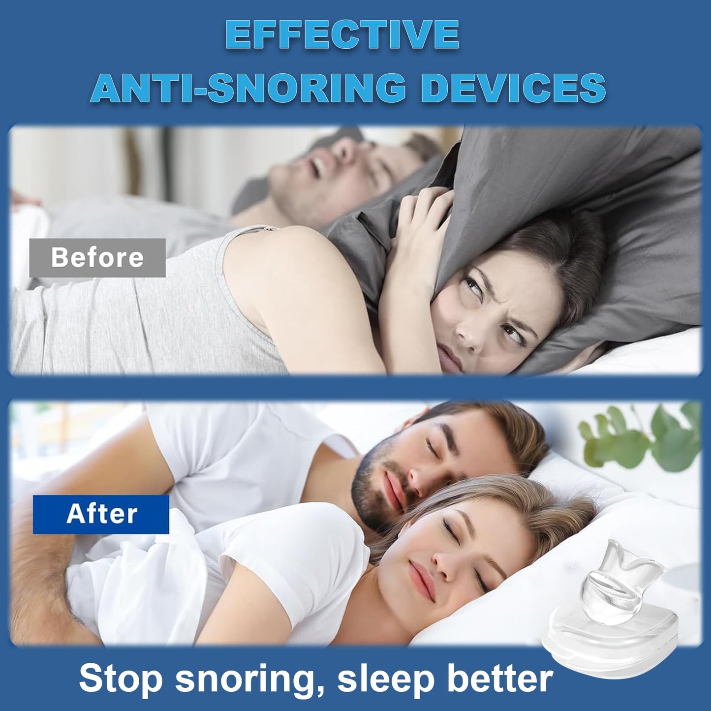 Anti-Snore Device, Reusable for Men/Women