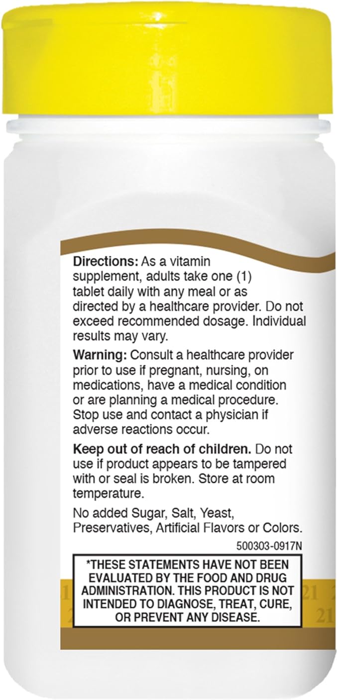 21st Century B-50 Complex Prolonged Release Tablets, 60-Count (Pack of 2)