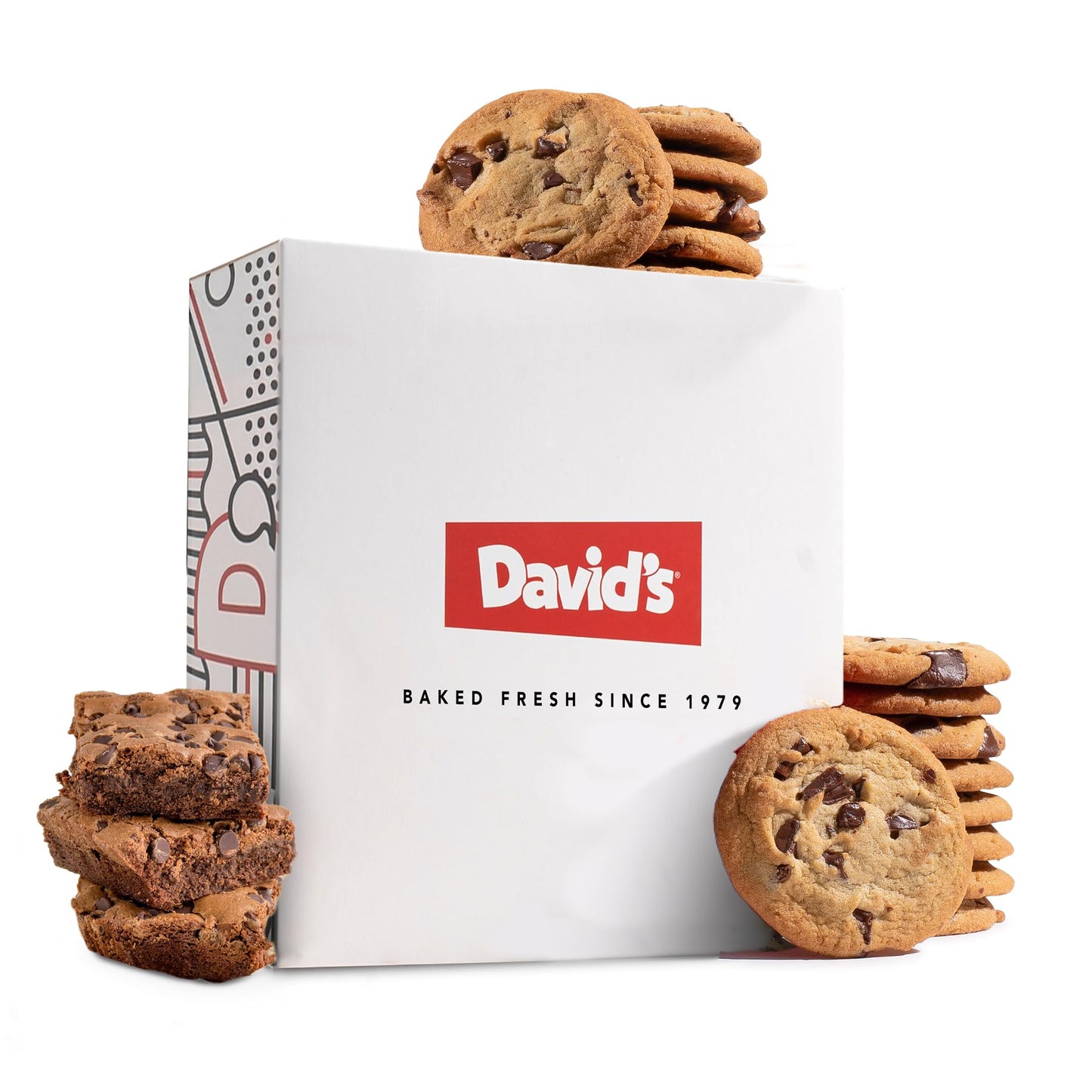 Davids Cookies Gluten-Free Chocolate Chip Cookies and Brownies - Gourmet Bakery Desserts Ideal for a Delightful Food Gift for F