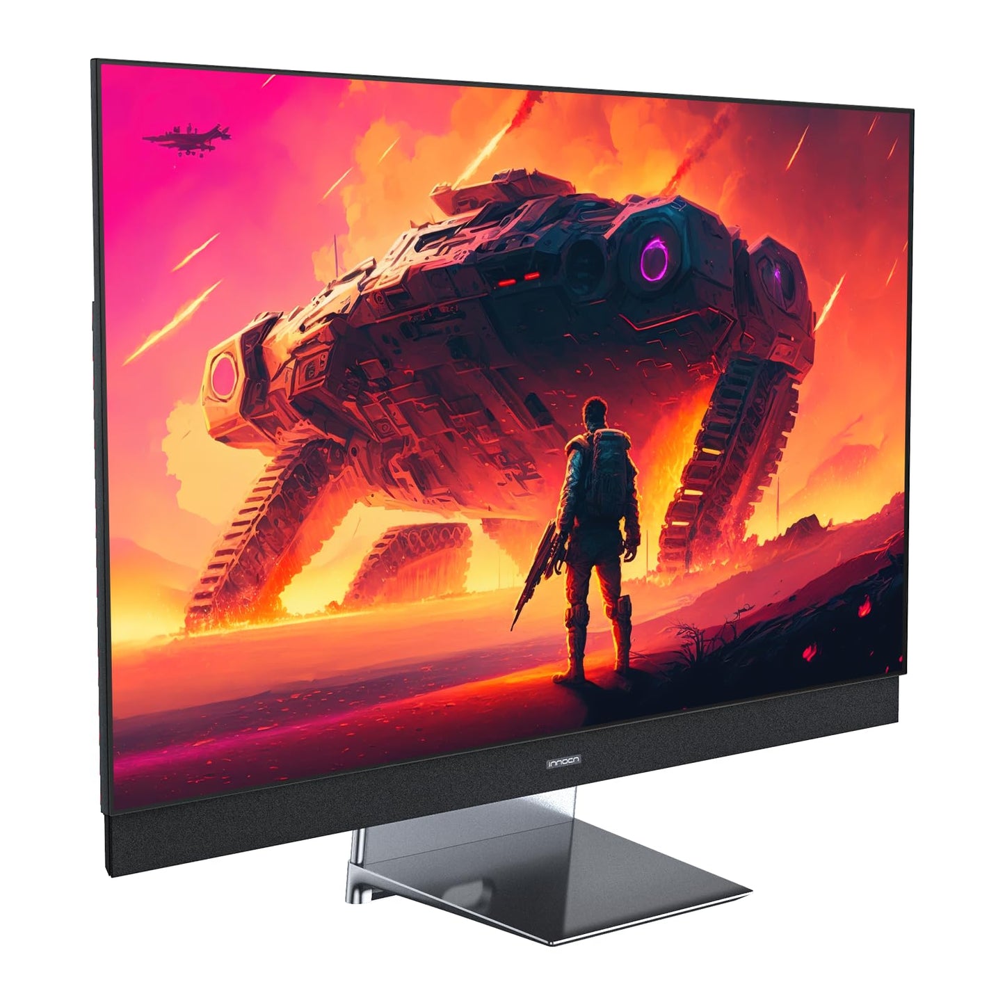 INNOCN 43 Inch Ultrawide Monitor Gaming 4K 144Hz PC Computer Desktop Larger Monitor, HDR400, FreeSync Premium, Built-in Stereo Speakers, DisplayPort, HDMI, Height Adjustable, Black