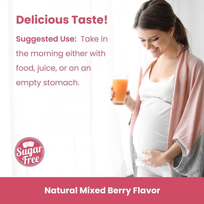 Mother's Promise Prenatal & Postnatal Multivitamin Liquid & Prenatal DHA for Women Bundle