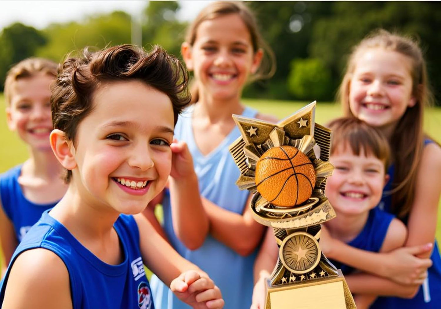 Champion V Sports Trophy Award with Custom Engraving – Recognition Trophy for Kids and Adults Team Awards for Competitions School Sports Student Athletes MVPs Tournaments and Celebrations