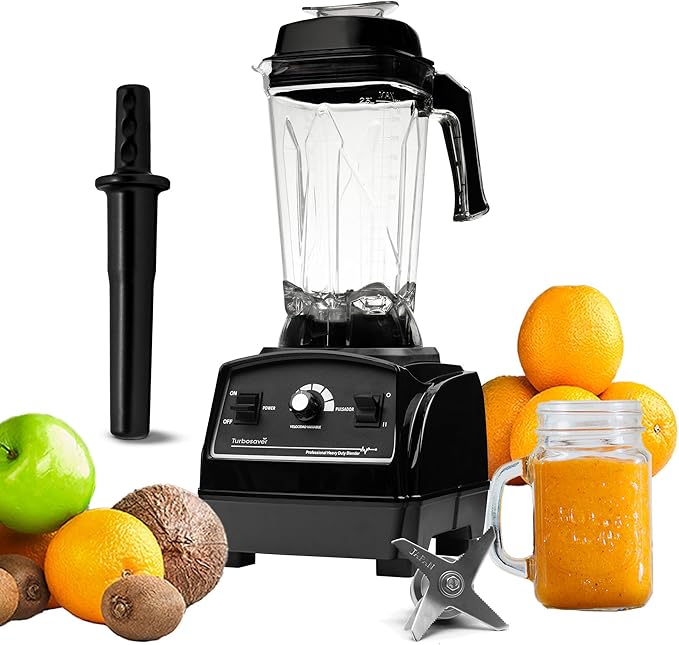Turbosaver TB79 Professional Blender 1800W – 3.5HP, 35,000 RPM, Commercial Grade, Ice Crushing, 3.6L Tritan Jar