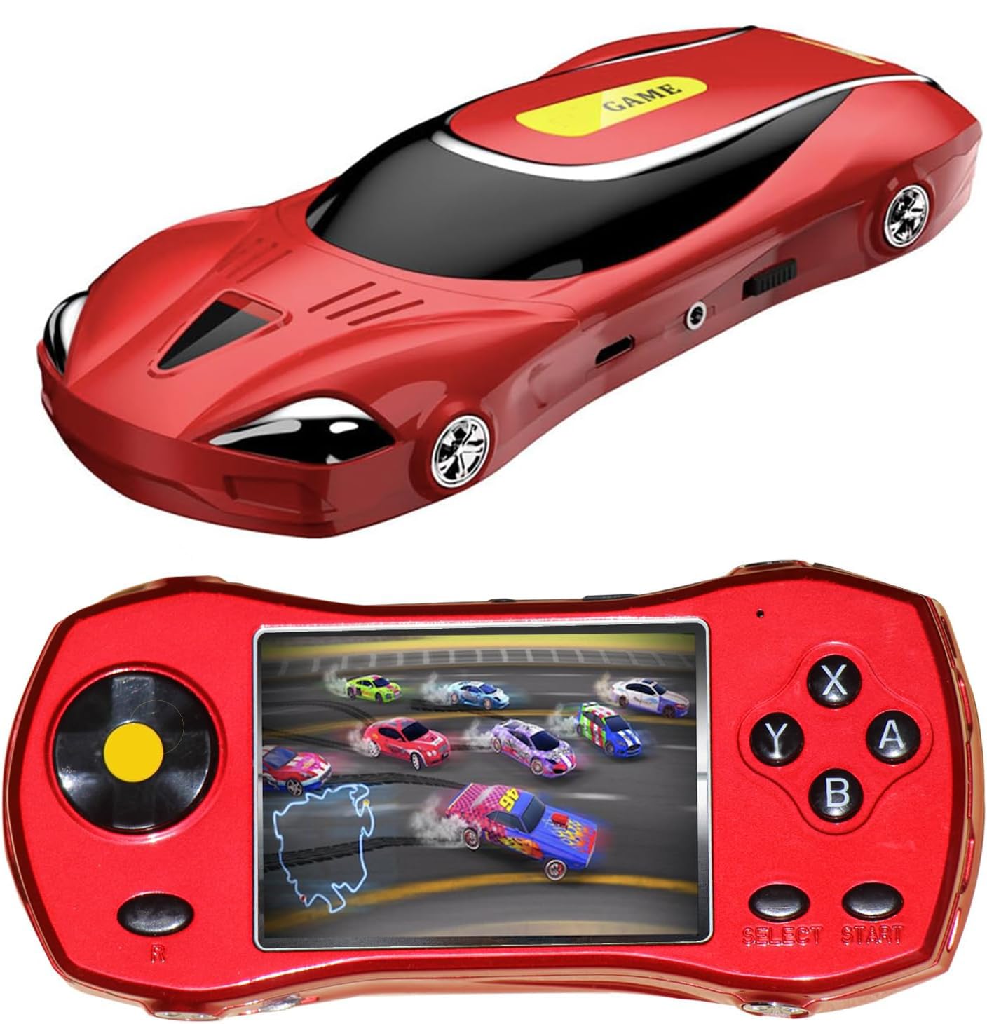 Handheld Game Console for Kids Preloaded 240 Retro Video Games, Portable Gaming Player with Rechargeable Battery 3.0" LCD Screen, Mini Arcade Electronic Toy Gifts for Boys Girls