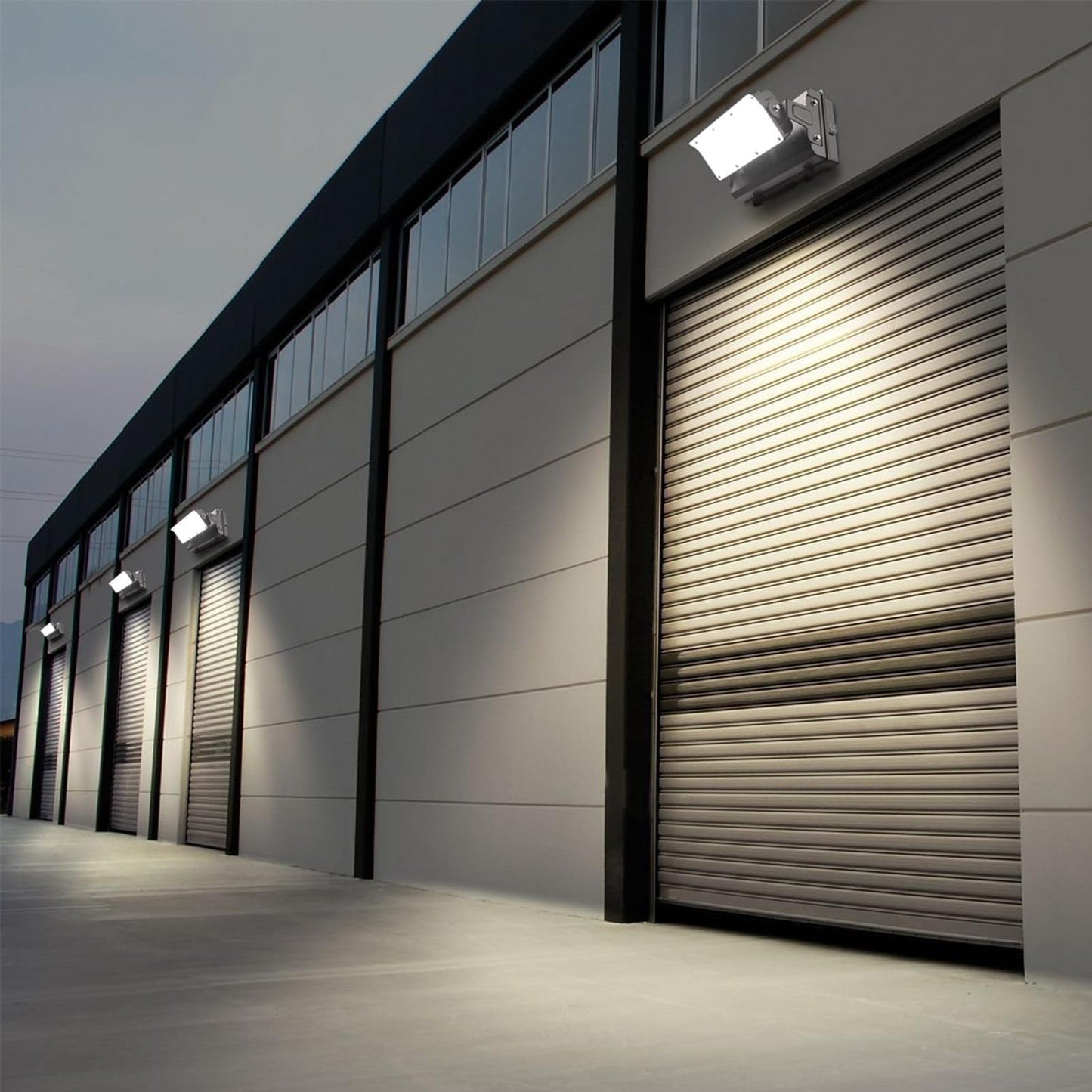 Lightdot 6Pack 150W Led Wall Pack Lights  360 Adjustable Panel With Dusk To Dawn Photocell  22500Lm 5000K  Ip65 Waterproof & Advanced Heat Dissipation Outdoor Security Lighting(Height:10~20Ft)