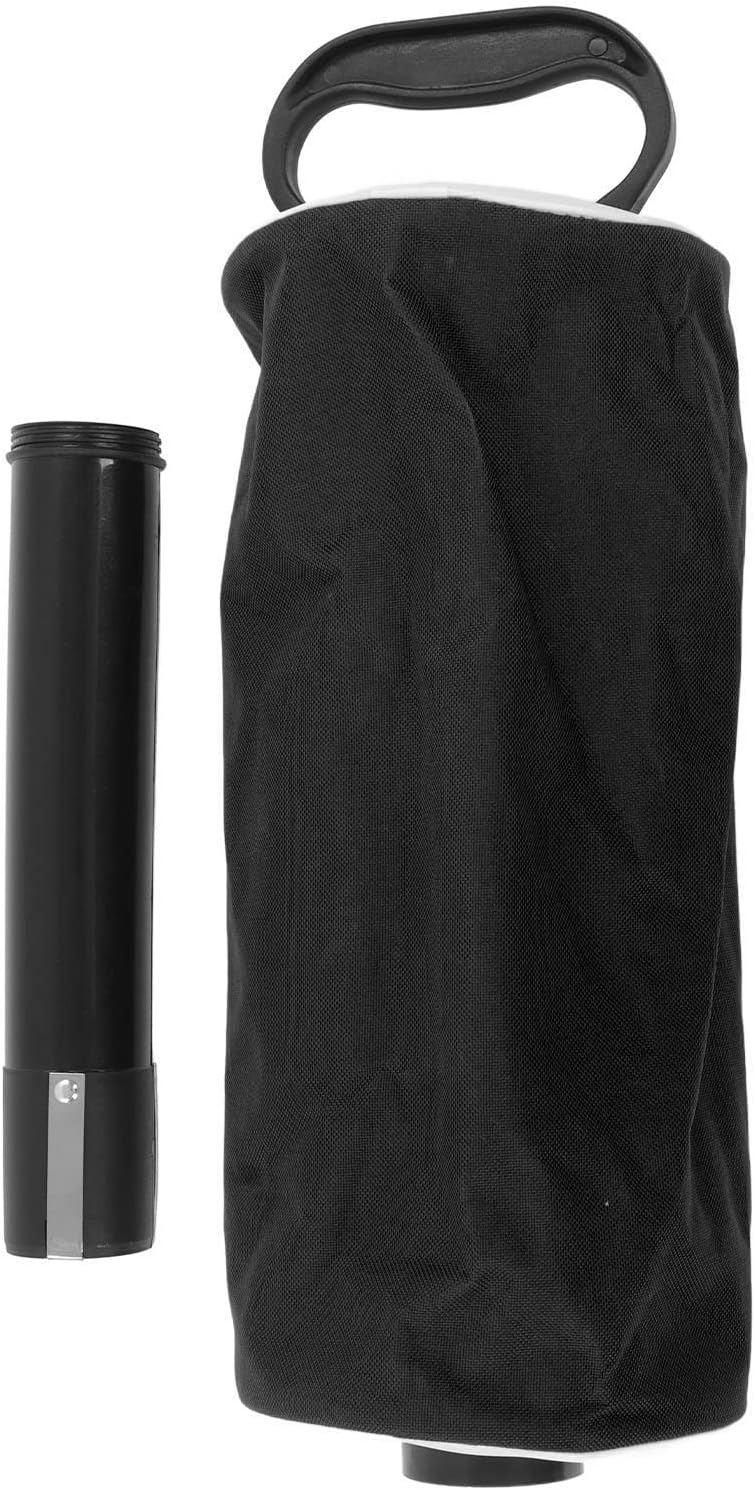 Golf Ball Retriever, Golf Ball Picker Upper with Shag Bag and Detachable Plastic Tube, Golf Ball Grabber Hold up to 80 Balls