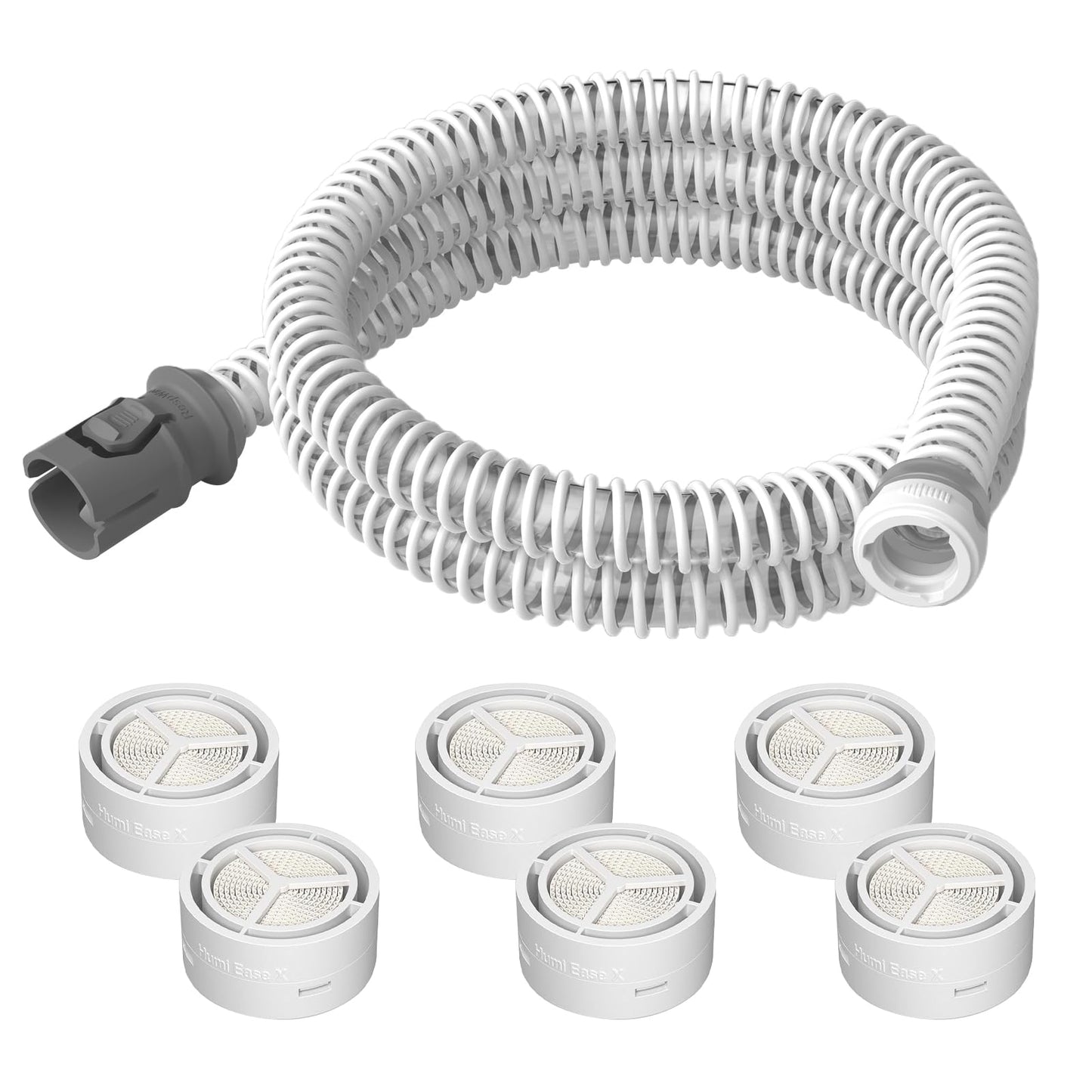 Replacement CPAP Tubing for AirMini, Tube & 6 Pack HME for HumidX, as Flexible as OEM | Compatible with Airmini CPAP Machine & P10 Nasal Pillows & N20 & N30 Nasal Masks, CPAP Hose Supplies Accessories