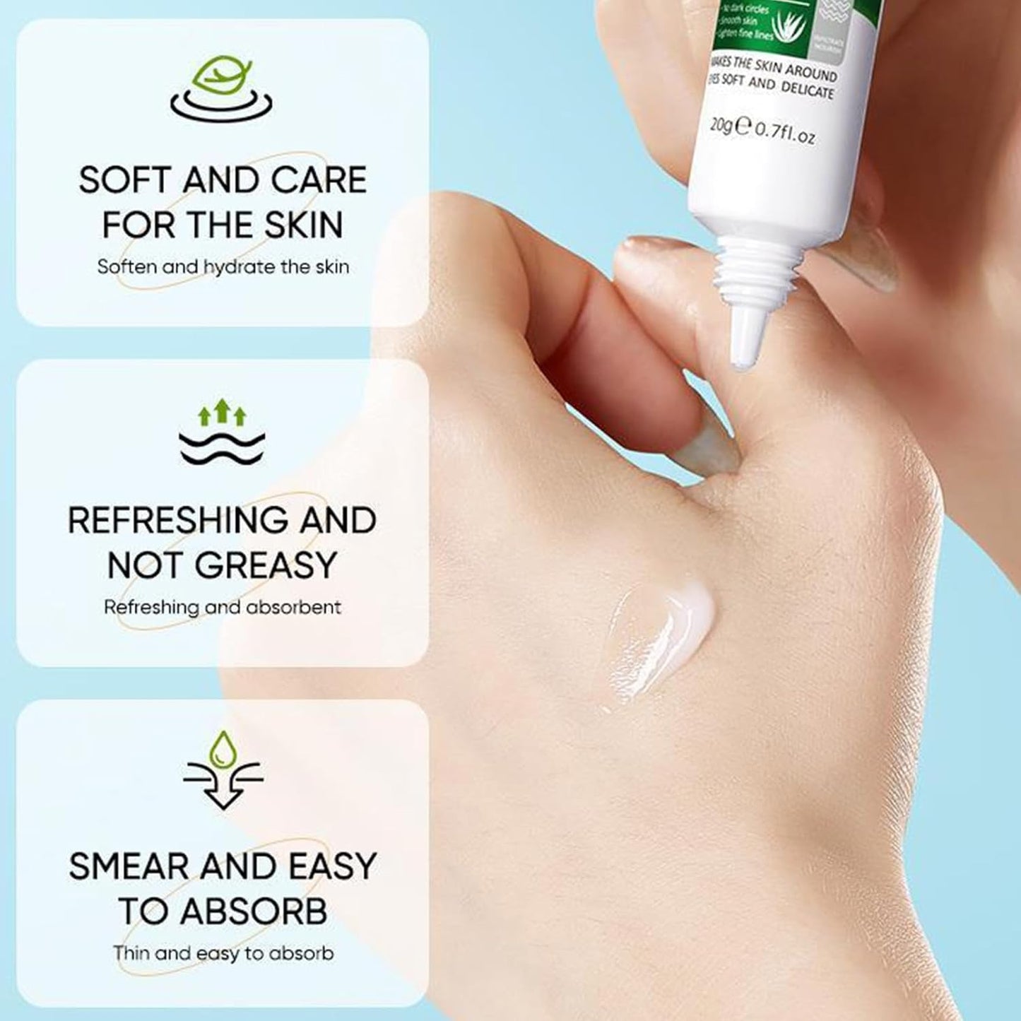 8Pcs Skin Care Products Set, Aloe Vera Skin Care Sets, Skin Care Gift Set for Women Girls, Skincare Routine Set, Face Care Kit with Cleanser, Mask, Toner, Serum, Lip Balm, Eye Cream, Moisturizer