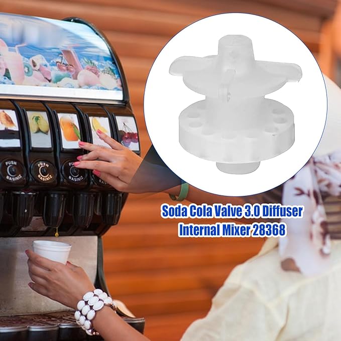 LEV Soda Coke Valve 3.0 Diffuser Internal Mixer 28368 for Cola Machine,Soda Maker Valve Accessories, Beverage Dispenser Valve Head LEV Inner Nozzle