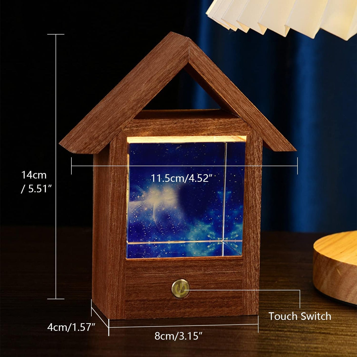 3D Crystal Photo, Engraving Personalized Gift with Your Own Photo, Unique Gift, Marriage Gift, Memorial Present-Small House