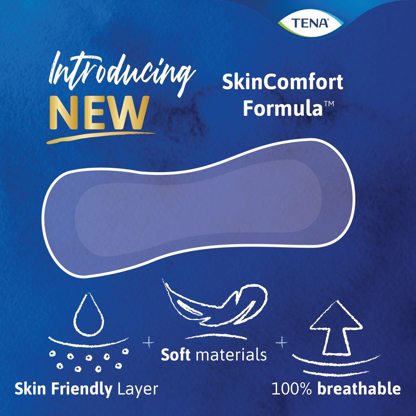 TENA Sensitive Ultra-Thin Light Female Disposable Bladder Control Pads, 24 Count, 1 Pack.