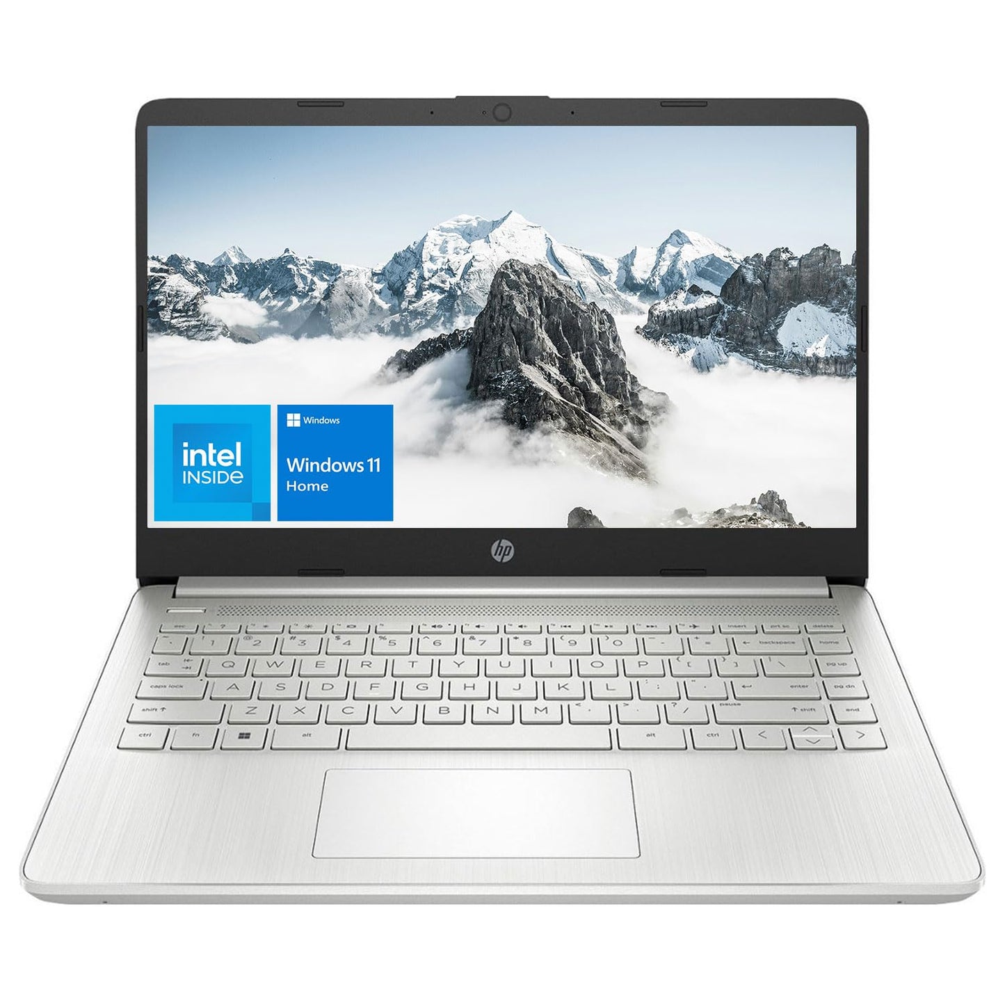 Hp Daily Laptop, 14 Hd Display, Intel Pentium Silver N5030 Processor, 8Gb Ram, 256Gb Ssd, Webcam, Hdmi, Sd Card Reader, Wi-Fi, W