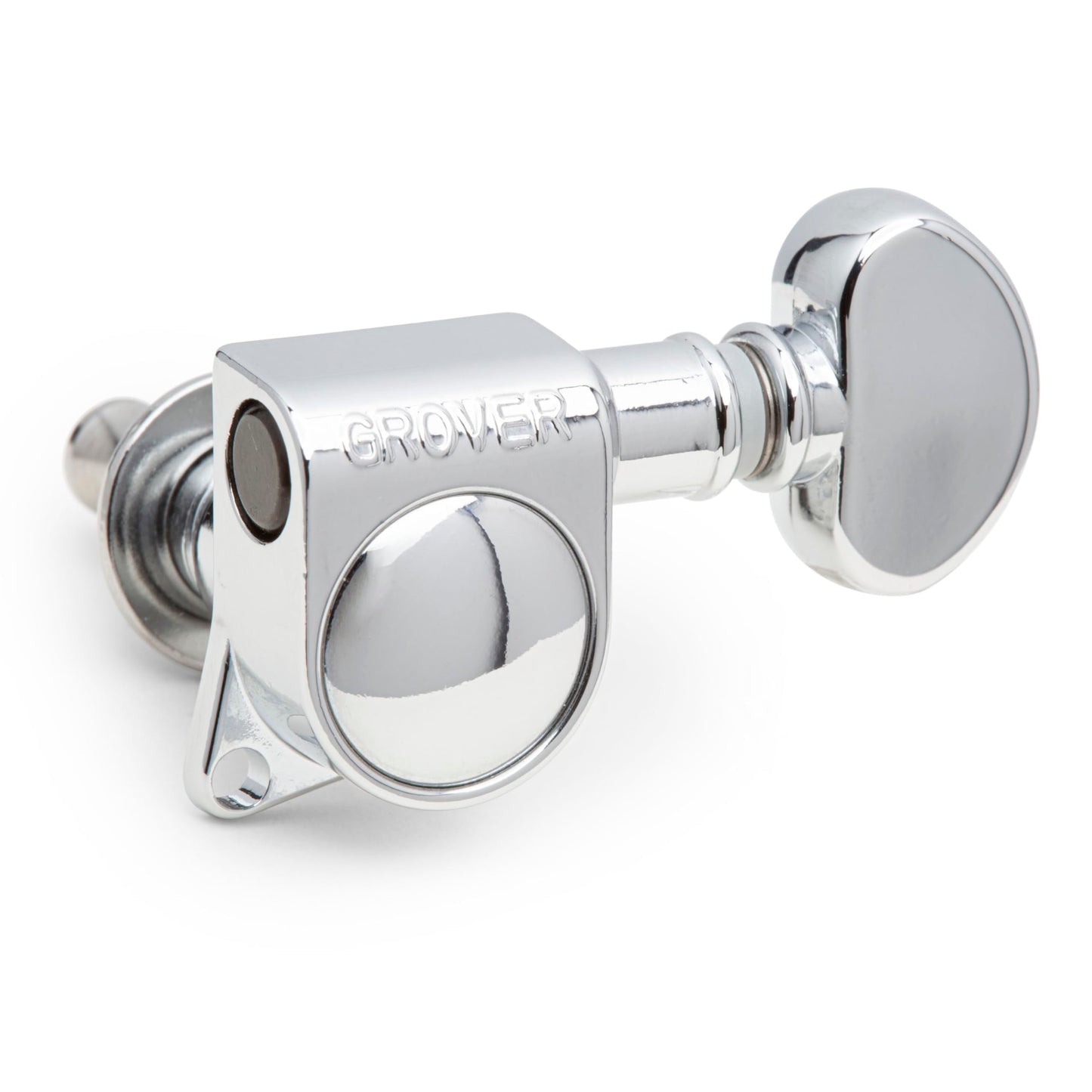 Grover 406C Locking Rotomatics Guitar Tuners, Tuning Machines Set 3+3 18:1 Chrome Mid-Size Mini Tuning Keys With Tonebird Dunlop