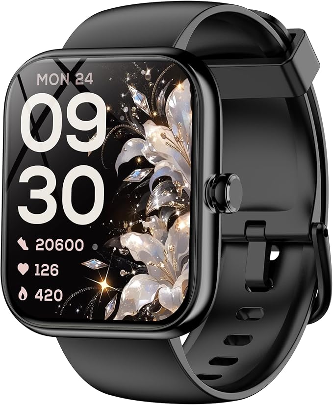 Smart Watches, 1.83" Large HD Touchscreen, Bluetooth Calls/Notifications, IP68 Waterproof, 120+ Sports Modes, 24/7 Heart R...