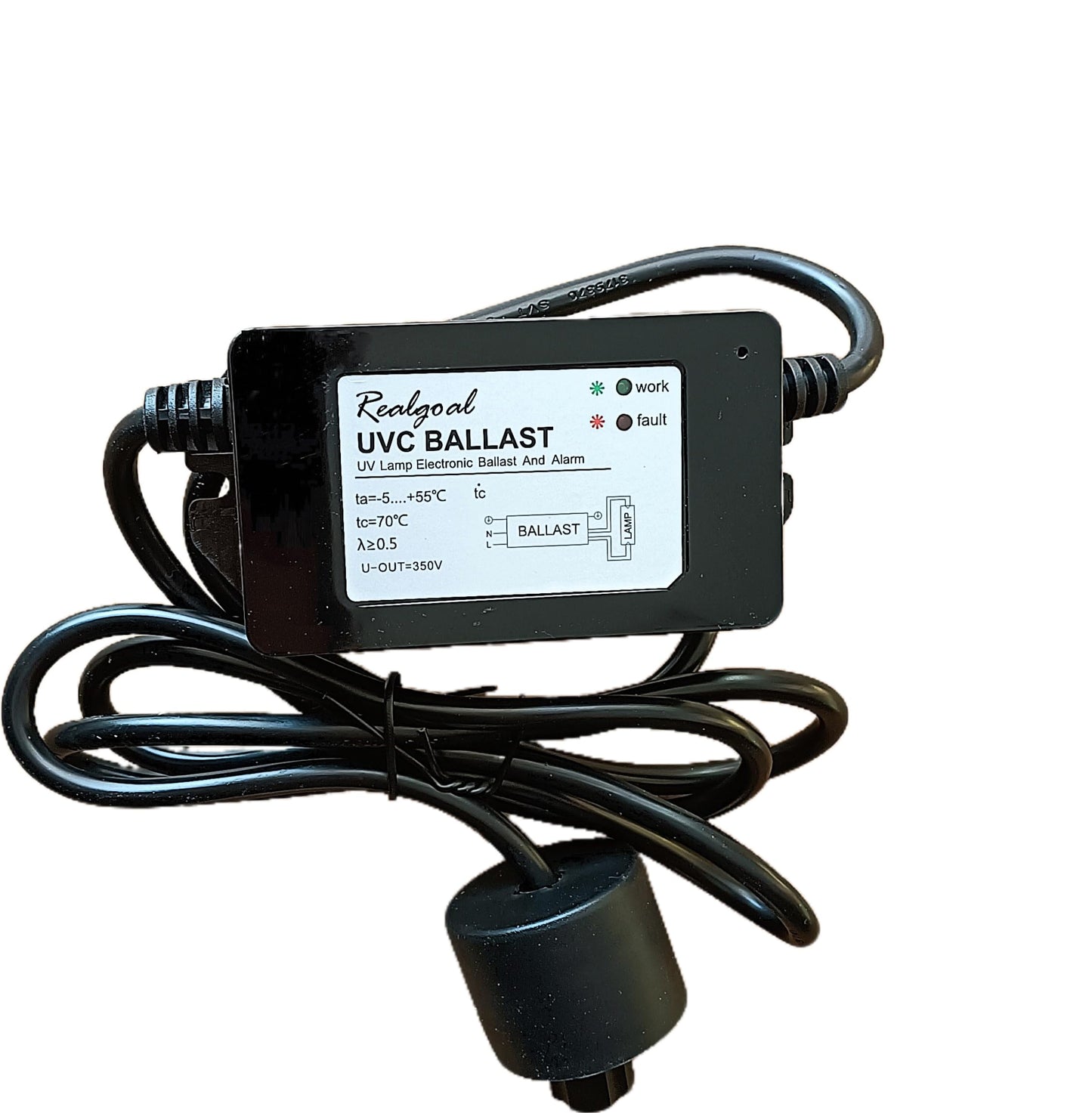 Realgoal Replacement Electrical Ballast 12-16W, 1 Count, Model 12-16W