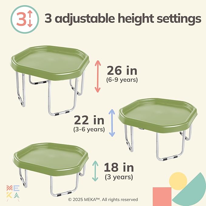 MEKA Tuff Tray Set for Sensory Play