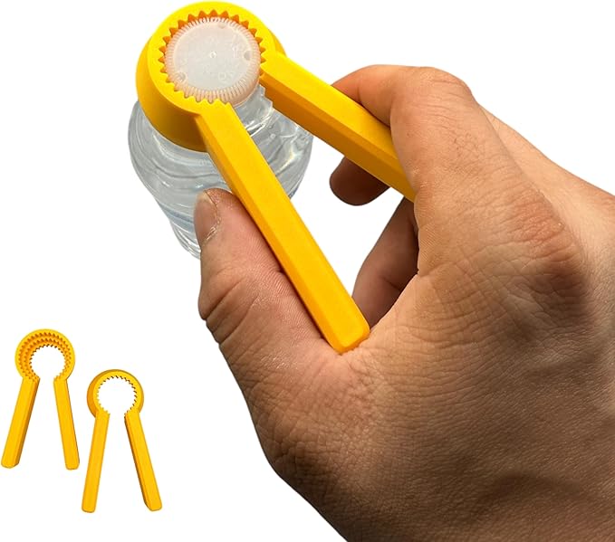 2-pack Accessible Bottle Opener for Pill Water Bottles – 3D Printed Grip Aid Gift for Senior, Arthritis & Limited Mobility, Twist-Off, Rheumatoid Arthritis, Bottle Gripper Made in USA