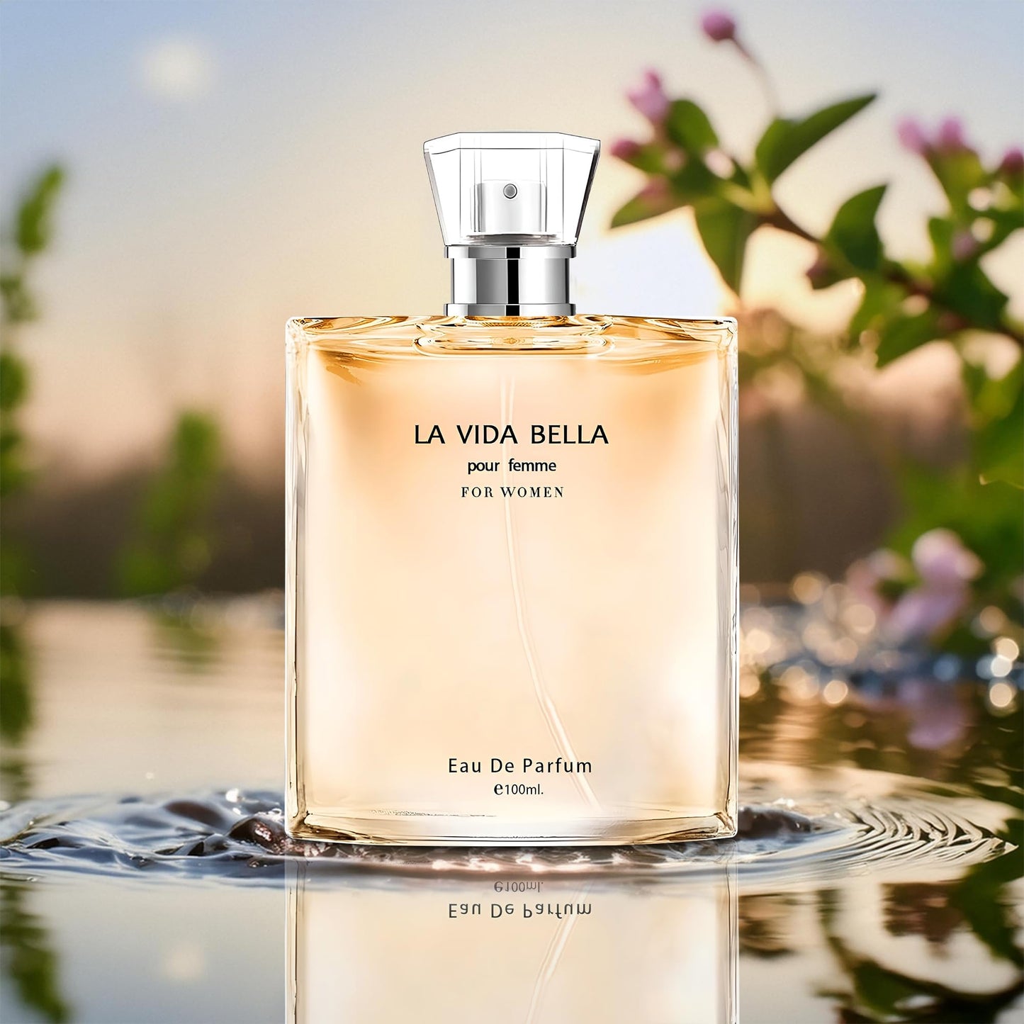 AFLUXE La Vida Bella Women Perfume–Bold & Sophisticated Scent Eau De Parfum With Citrus,Spice,And Woody Notes Long Lasting Natural Spray Fragrance 3.4 Fl Oz