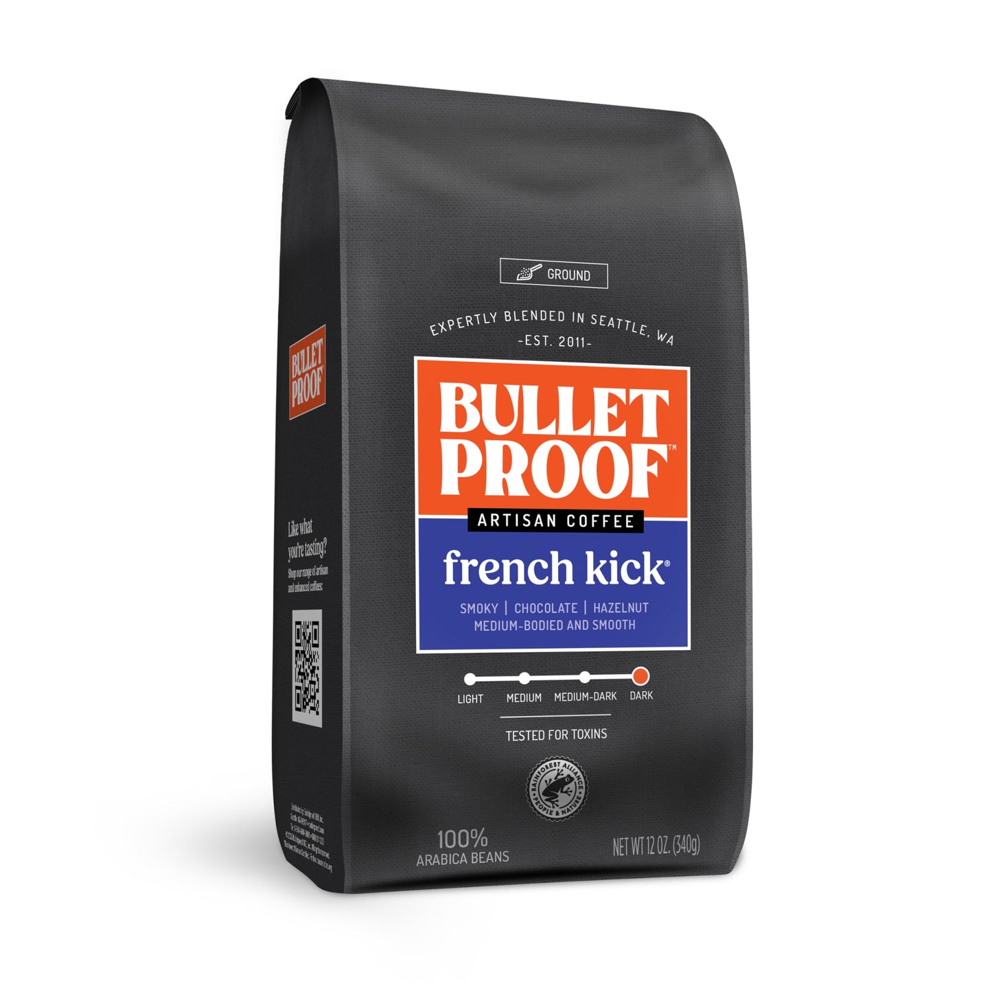 Bulletproof French Kick Dark Roast Ground, 12 oz