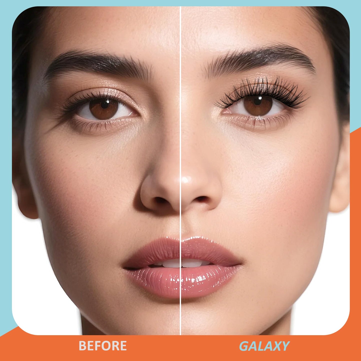 Self Adhesive Eyelashes - EHSZM BEAUTY POP-PRESS No Glue Lash Clusters | 3s Easy Apply, 24H Hold No Plastic Feeling/Damage, Natu