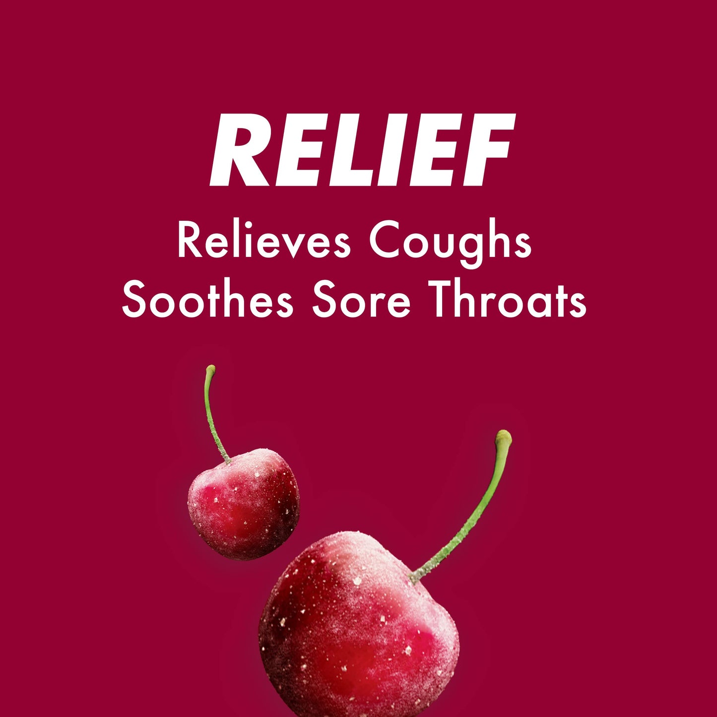 Halls Relief Cherry Cough Drops, Value Pack, 140 Drops (Pack of 2)