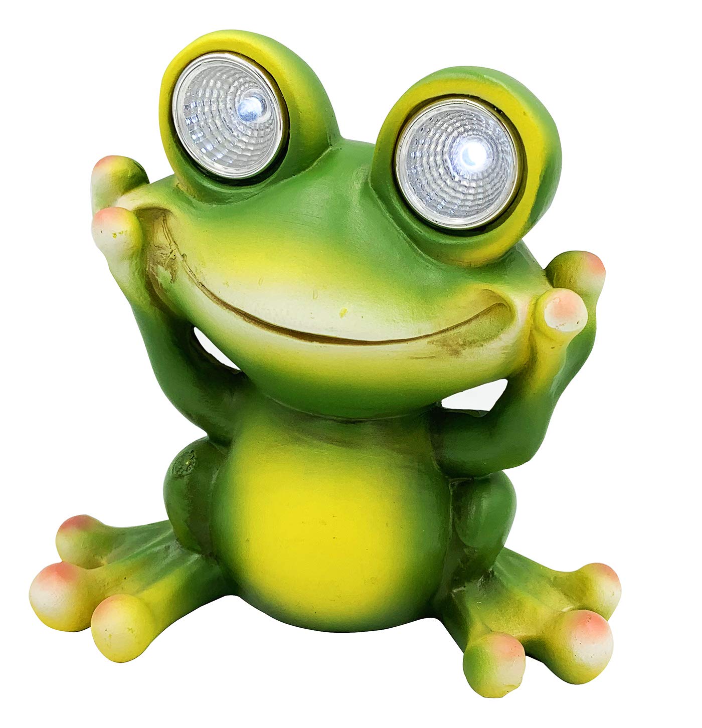 TIBLEN Solar Powered Frog LED Garden Light Decor - Green - Model 9F3189A