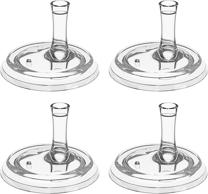 Sippy Straw Nipple for Dr. Brown's Narrow Baby Bottle & Glass Bottles and Narrow Sippy Spout Bottles,Leak-Proof Replacement Silicone Bottle Nipple BPA-Free, 8m+, 4 Count