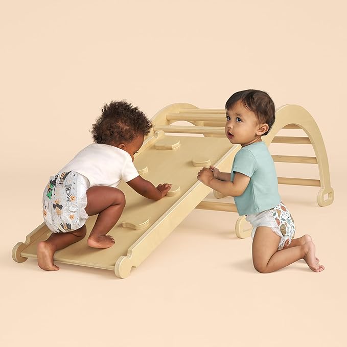 The Honest Company Clean Conscious Diapers for Delicate Skin | Up to 100% Leakproof | Hypoallergenic, Fragrance Free | Fall '25 Limited Edition Prints | Club Box, Size 6 (35+ lbs), 40 Count