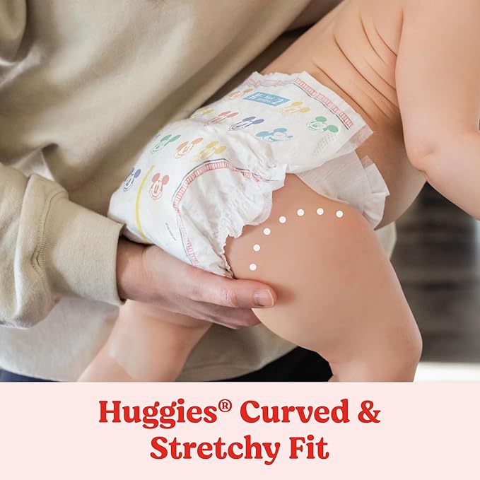 Huggies Size 2 Diapers, Snug & Dry Baby Diapers, Size 2 (12-18 lbs), 222 Count (3 Packs of 74), Packaging May Vary