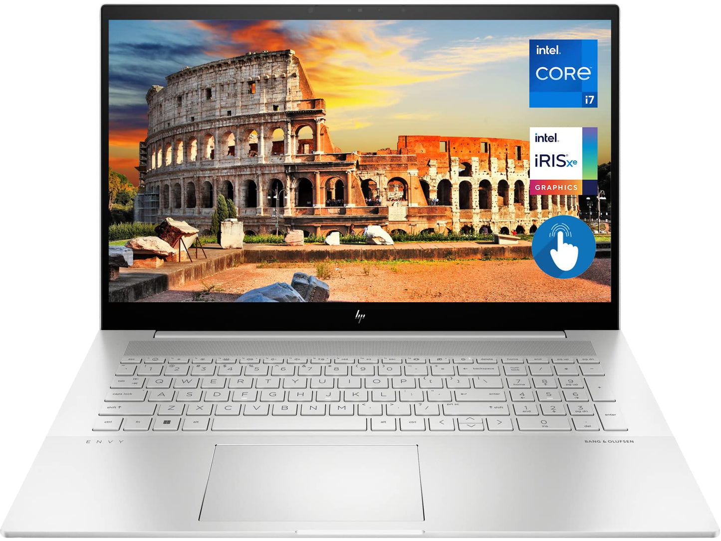 Hp Envy Laptop, 17.3 Full Hd Touchscreen, 12Th Gen Intel Core I7-1260P, 16Gb Ddr4 Ram, 512Gb Pcie Ssd, Ir Camera, Hdmi, Backlit