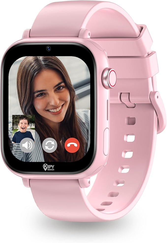 Kipywatch Smart Watch for Kids - Kids Watch with GPS Tracker & Safe Zones Alert – SMS, Voice & Video Call with School Mode...