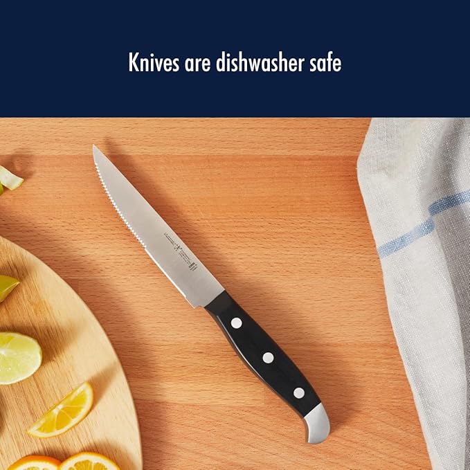 HENCKELS Statement Razor-Sharp 20-Piece Knife Set, Chef Knife, Bread Knife, German Engineered Knife Informed by over 100 Years of Mastery