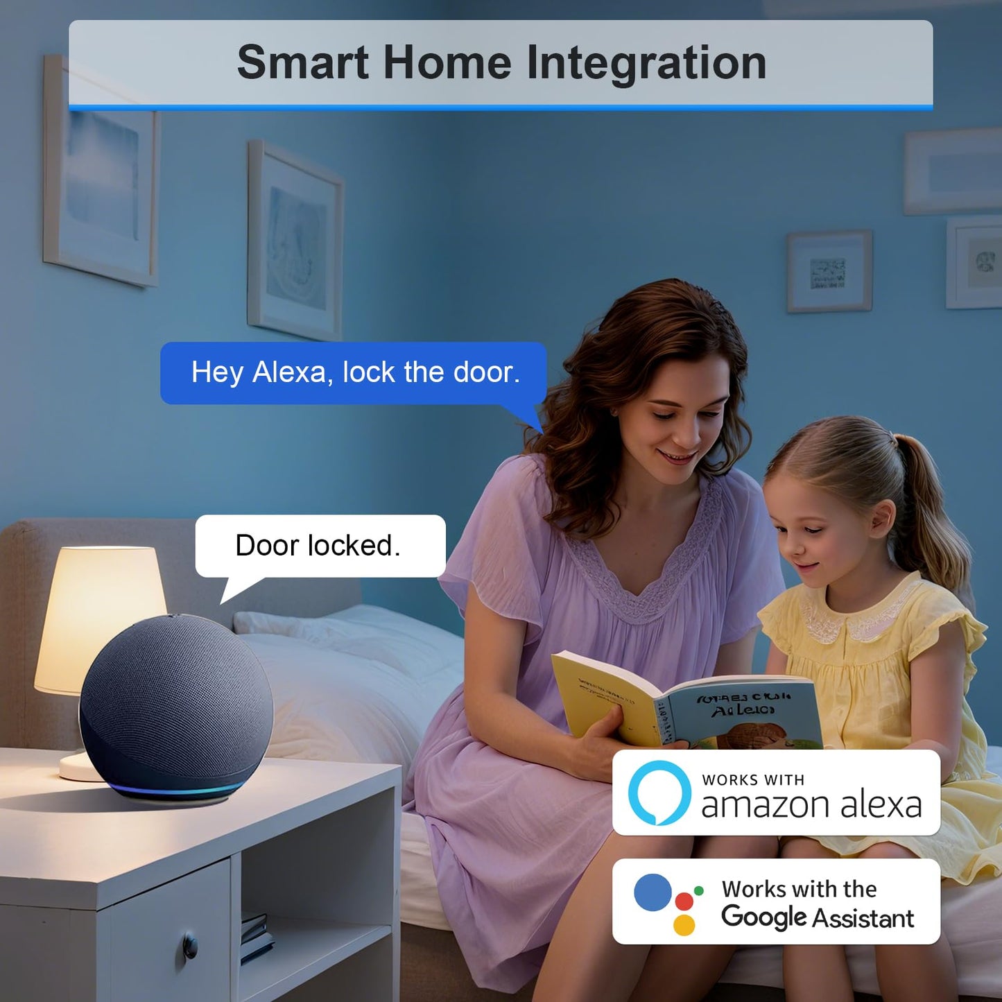 Wi-Fi Keyless Entry Door Lock with Knob - Smart Keypad Door Lock with Handle - Electronic Smart Knob for Front Door - APP Remote Control - No Hub Required - Auto Lock - Easy Installation