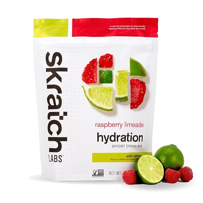 Skratch Labs Hydration Powder | Sport Drink Mix | Electrolytes Powder for Exercise, Endurance, and Performance | Raspberry...