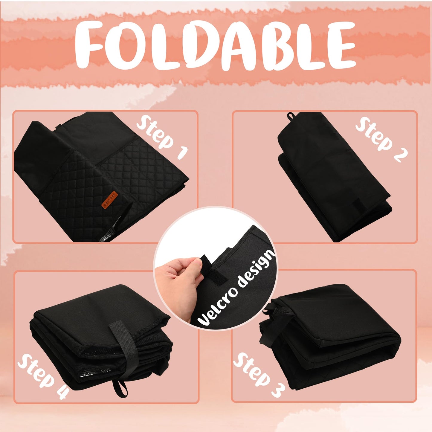 CROTIRAD Slushie Machine Dust Cover for Ninja Slushie Frozen Drink Maker, Hanging Dust Cover for Ninja Slushy Machine, Easy Foldable Fits Ninja Slushi Maker, Quilted Black
