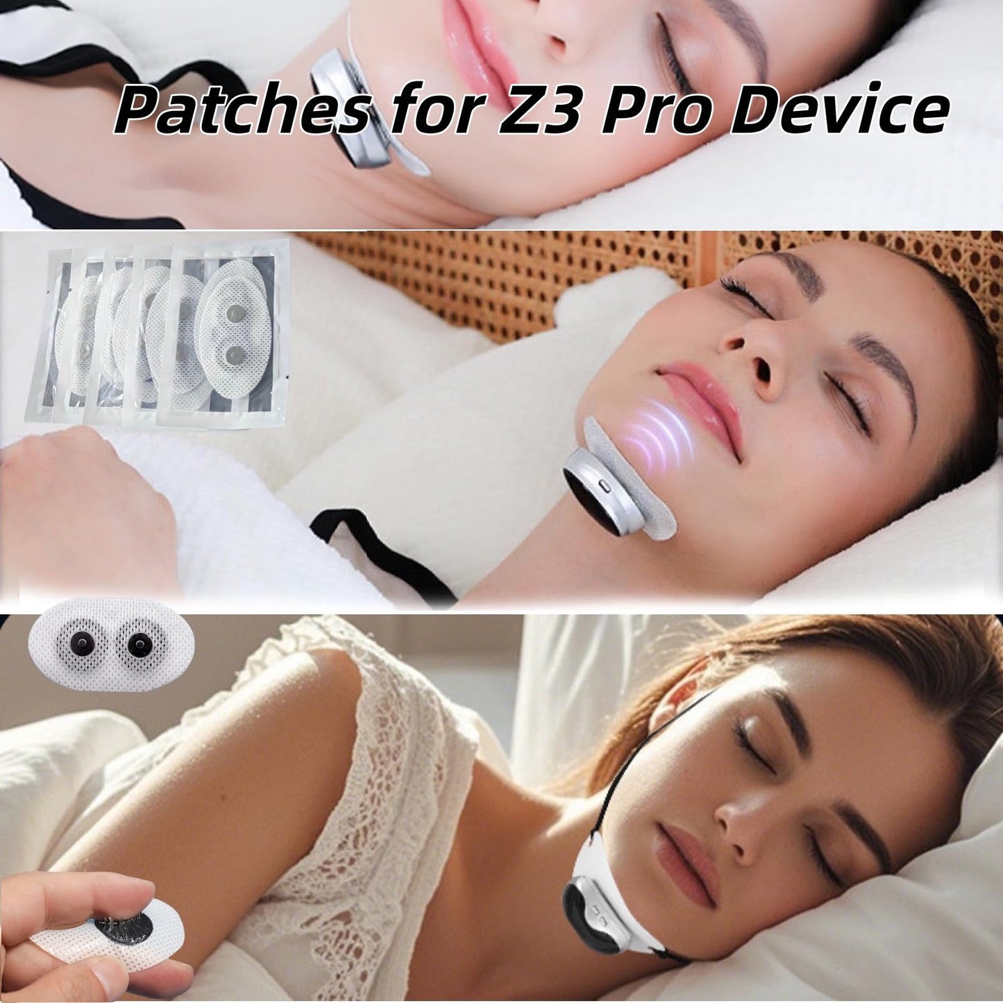 Z3 Pro Snoring Solution Patches,Professional Anti-Snoring Device Patches for Z3 Pro Anti-Snoring Device for Improved Sleep Soundly (1PC*20 Patches)