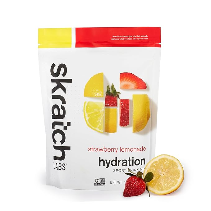 Skratch Labs Hydration Powder | Sport Drink Mix | Electrolytes Powder for Exercise, Endurance, and Performance | Strawberr...