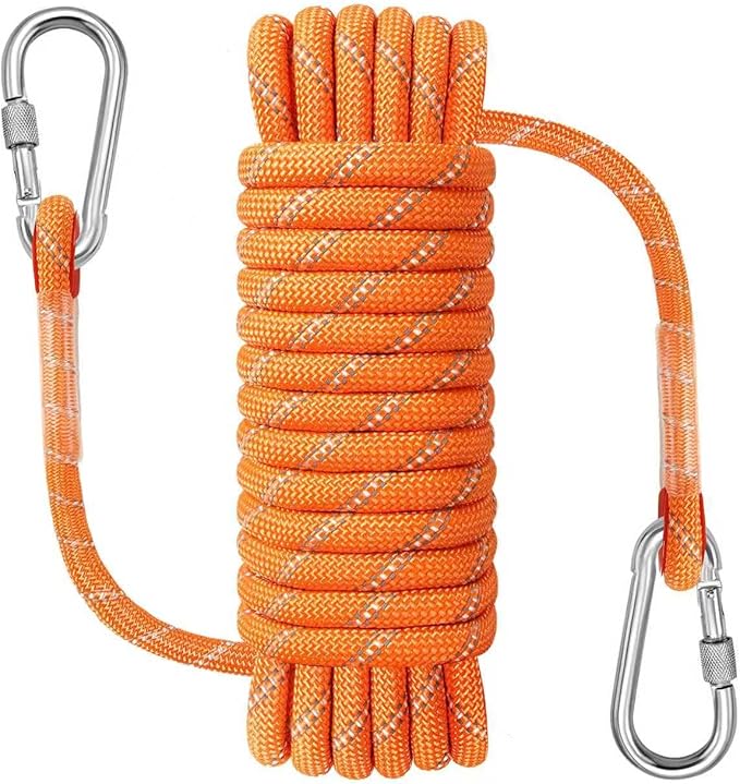 NorthPada 8/10/12mm x 5/10/20/30meter Static Rope Climbing Rope Marine Rope Anchor Rope Boat Rope Rappelling Rope Float Ro...