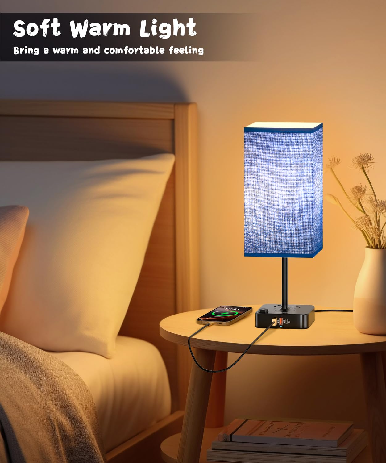 Smart Mood Lighting Rgb Color Changing Desk Lamp W/16 Million Hues Stepless Dimmable Warm-Cool White + Music Sync | Touch & App Control Bedside Nightstand Light For Gaming Home Office Bedtime Routines