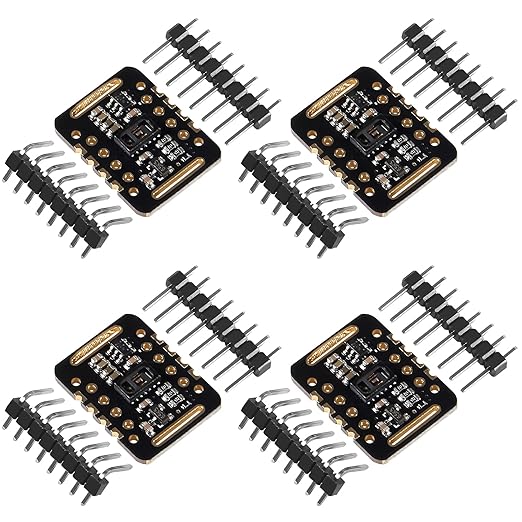 Diitao 4pcs Heart Rate Sensor Module MAX30102 Pulse Detection Blood Oxygen Concentration Calculation Modules Heart Rate Se...
