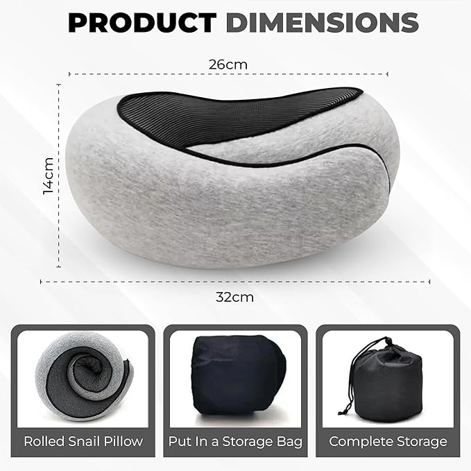 Airplane Travel Neck Pillow, Memory Foam Airplane Travel Pillow, 360 Degree Comfort and Breathability, Washable Modal Cover.Travel Neck Pillow for Airplane, Neck Pillow Airplane (Pink)