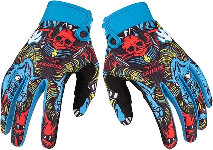 EXCEREY Skull Ghost ClawGhost Claw Bike Gloves MTB Cycling Racing Bicycles Full Finger Gloves for Adult Cycling Climbing R...