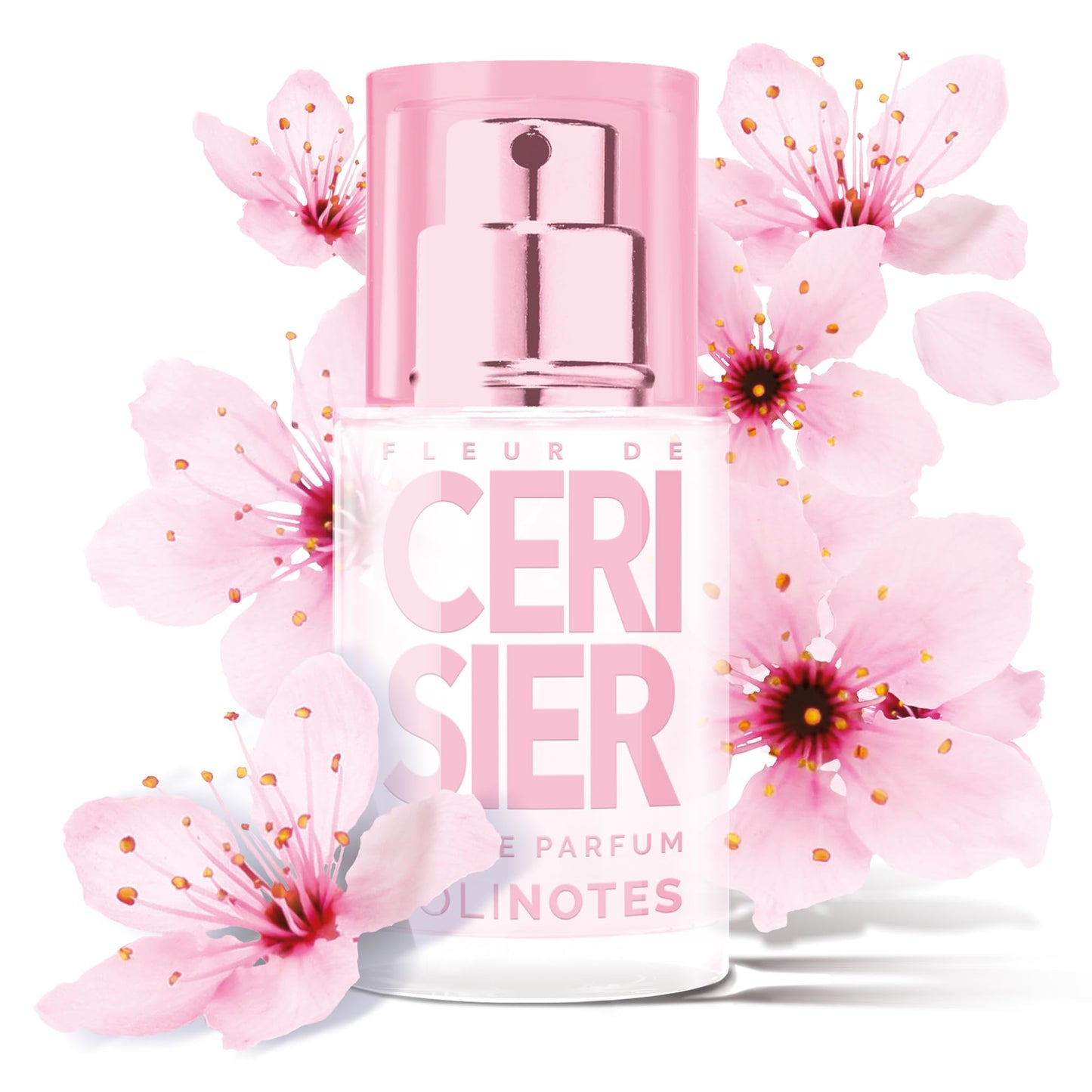 SOLINOTES Cherry Blossom Perfume for Women - Eau De Parfum | Delicate Floral and Soothing Scent - Made in France - Vegan - 0.5 fl.oz
