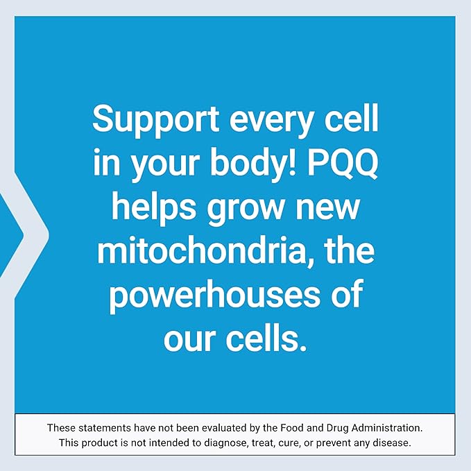 Life Extension PQQ, pyrroloquinoline Quinone, 20 mg, Promotes The Growth of New Mitochondria, Gluten-Free, Non-GMO, Vegetarian, 1 Daily, 30 Capsules