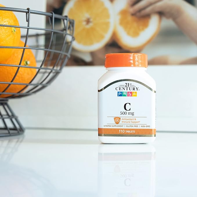 21st Century C 500 Mg Tablets, 110 Count