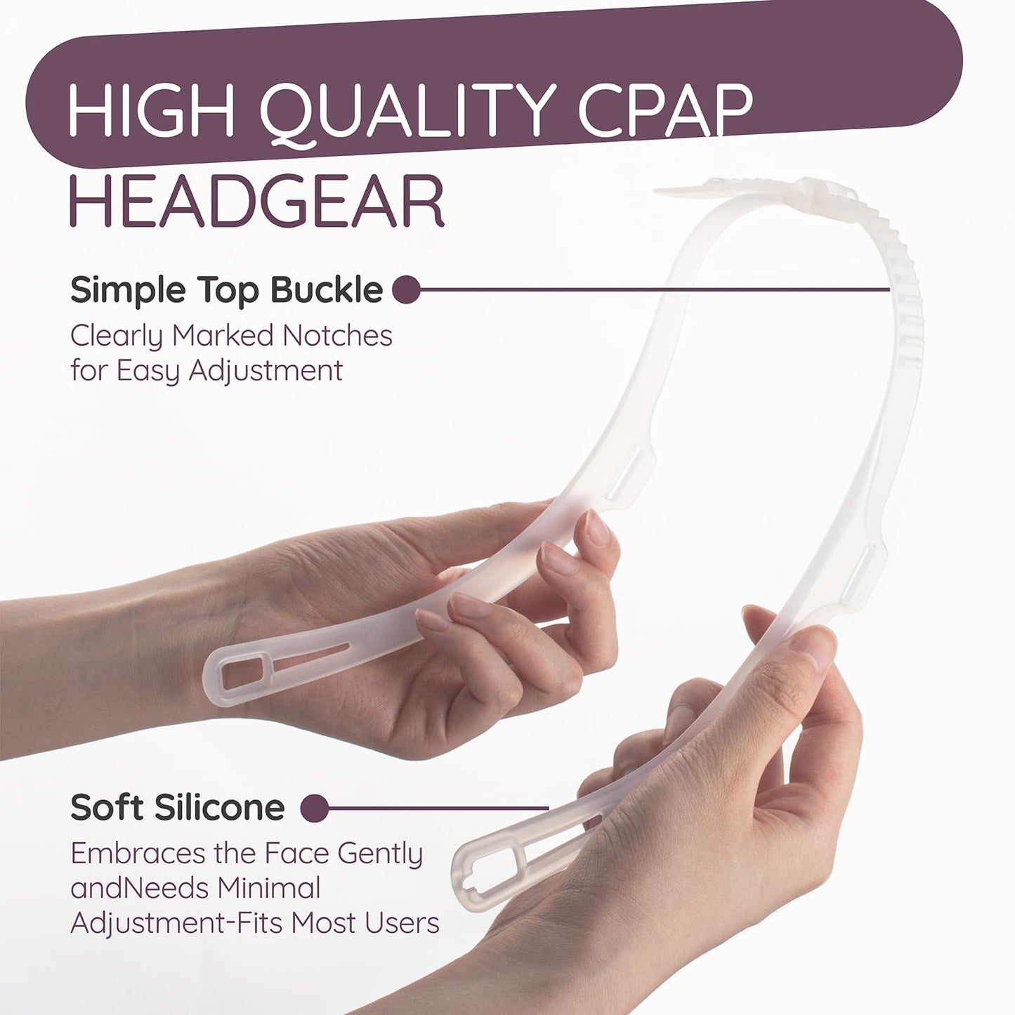 Ximoon FX Nasal Pillow CPAP Mask with Headgear Replacement for Resmed Swift FX - Adjustable Headband Frame and Medium Nasal Pillows C Pap Supplies Part for Swift FX