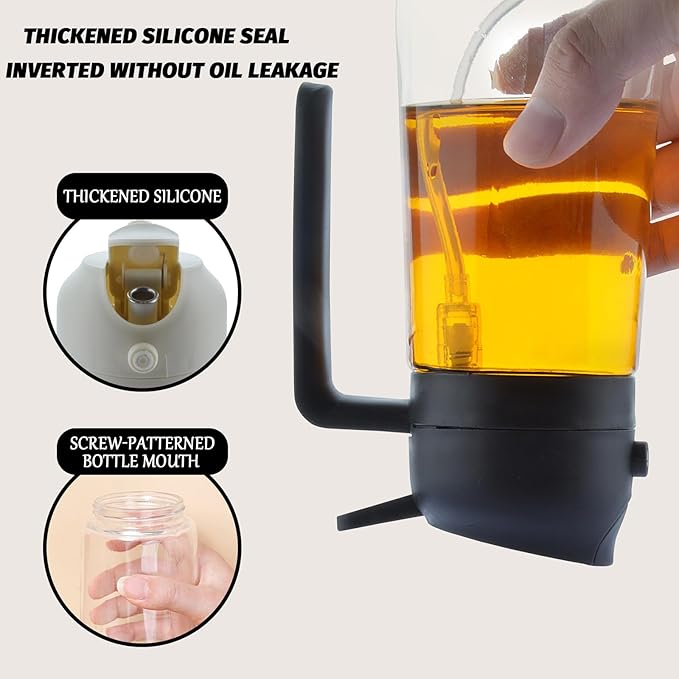 Maiden 2 In 1 Oil Dispenser - Spray & Pour Cooking Oil Sprayer, Perfect for Kitchen & Barbecues