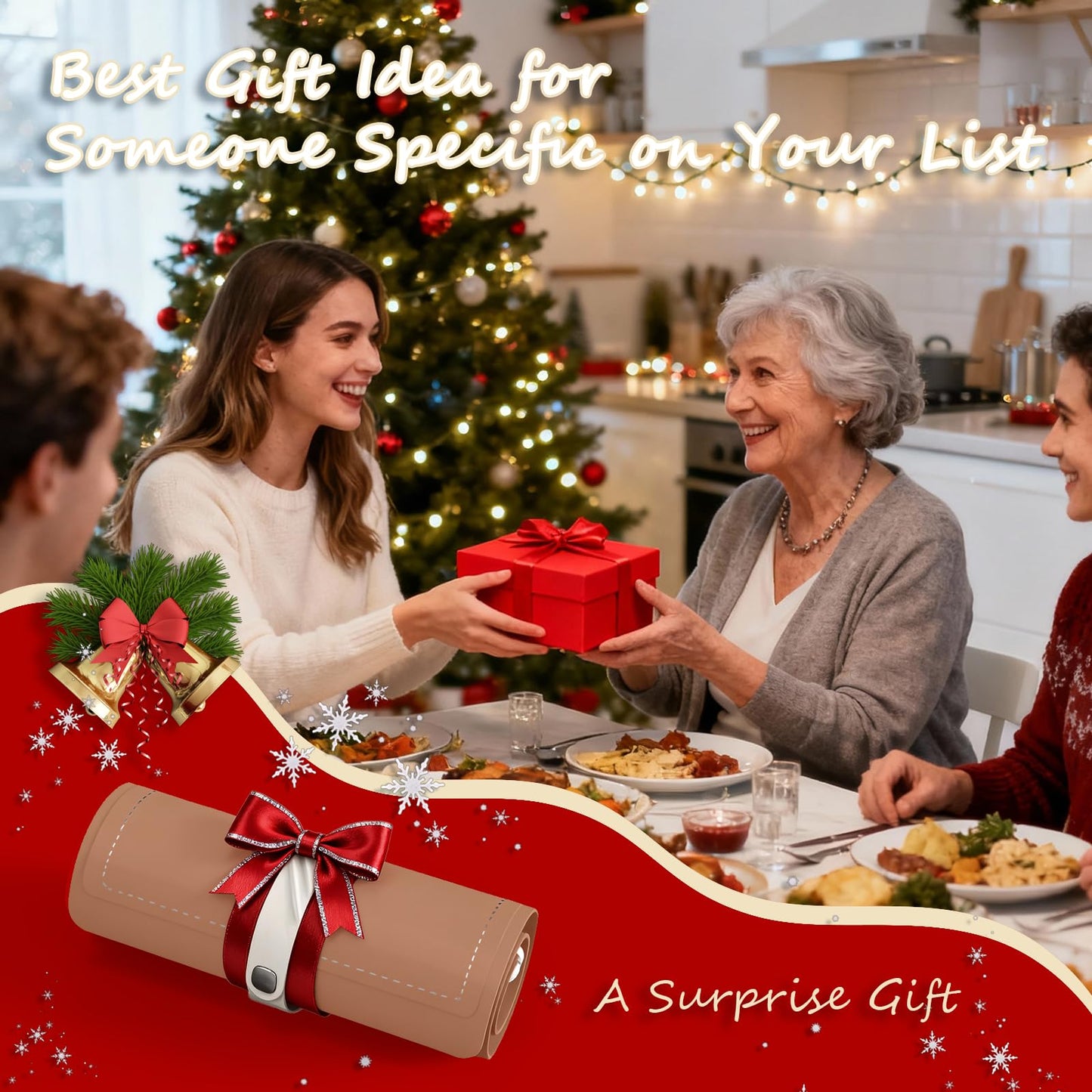 Warming Mat for Food, 24"x15" Food Warming Mat 6 Temperature & Timer Settings Upgrade Graphene Fast Full Surface Heating-Versatile Food Warmer for Gatherings, Parties, Everyday Use-Light Caramel